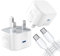 For Samsung Galaxy Tab A9/A9 Plus Charger, Samsung Galaxy Tab A9/A9 Plus Charger Plug, 20W USB C Charger Plug With Type C Charger Cable Fast PD Adapter Mains UK Wall Charger (White)