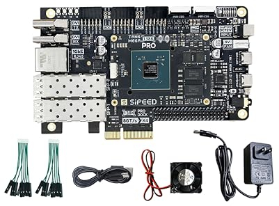 Sipeed Tang Mega 138K Pro Dock GW5AST RISC-V FPGA Development Board Kit, 1GB DDR3 Single Board Computer, Onboard PCIe3.0 SFP SFP+ GbE PMOD Port for AI Development Education FPGA Programming