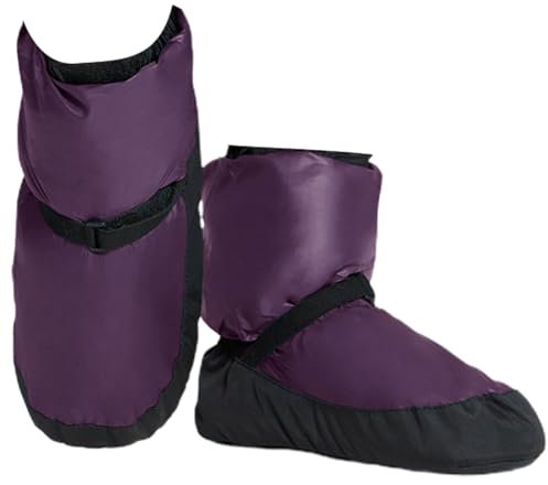 Silanflower Caldi stivali da danza classica, stivali da danza per riscaldamento per danza per adulti, scarpe calde con stivali da danza classica, scarpe da allenamento per riscaldamento