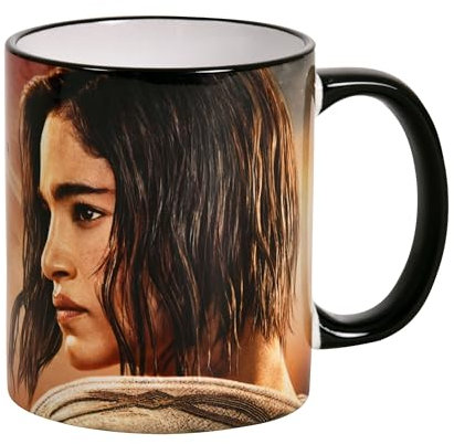 Elbenwald Tasse mit Kora und Logo Motiv für Rebel-Moon-Fans 320 ml Keramik Mehrfarbig