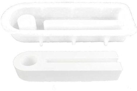 ALEFBET Silikonformen Gießformen Kerzenhalter, DIY Kombination Silikonform Kerzenhalter, Neue Ideen Silikon Gießform Kerzenhalter, Gipsformen zum Gießen (Sockel-Rechteck)