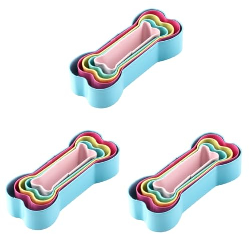 TOPBATHY 15 Pz Tagliabiscotti Per Feste Macchina Per Il Taglio Tagliabiscotti Osso Di Cane Formine Per Biscotti in Osso Di Cane Per Dolcetti Per Biscotti Osso Per Cani Muffa Biscotto