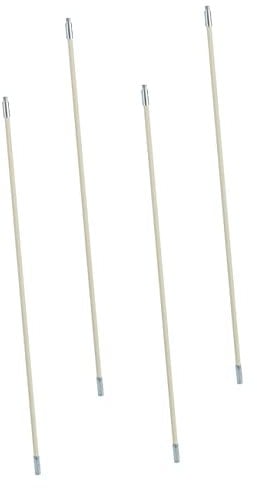 ETHZZLE Chimney Cleaning Brush Kit 4 Nylon Rods for Air Duct and Fireplace Maintenance Professional Chimney Sweep Tools for Home Use
