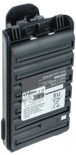 vhbw Akku Ersatz für Icom BP264, BP-264 für Funkgerät, Walkie Talkie (1300 mAh, 7,2 V, NiMH)
