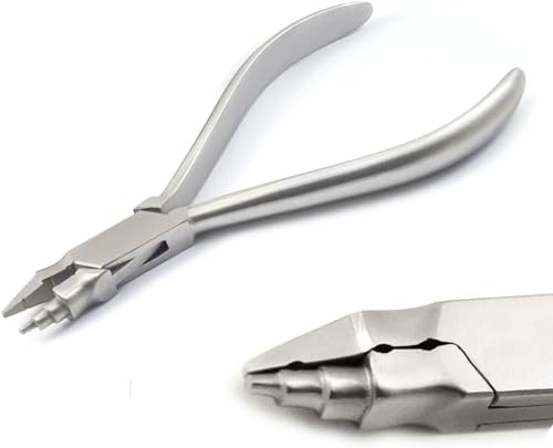 **KFO Young Zange - Präzise Drahtmanipulation mit Omega Loop - Dentalinstrument in Zahnarztqualität mit Box Joint für Zahntechnik**(Young Plier)