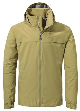 Schöffel Herren Jacket Style Bohorok MNS, wasserdichte, atmungsaktive Outdoor Jacke, elegante Funktionsjacke mit Kapuze und Stufensaum