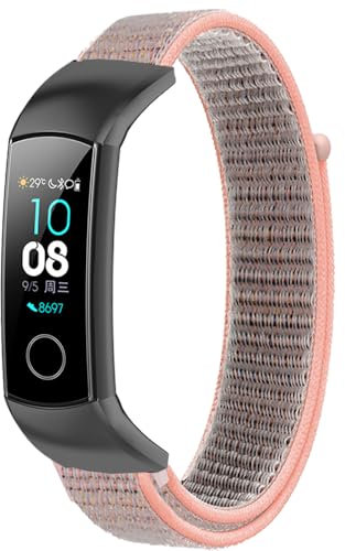 FYISWHO Respirant Sport Bracelet pour Honor Band 5, Nylon Bracelets de Remplacement pour Honor Band 4