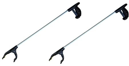 Provance Lot de 2 pinces de préhension pour personnes âgées - En aluminium - 76 cm