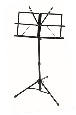 Warmhm Klappbarer Notenständer Mit Verstellbarem Winkel Für Instrumente Und Tragbar Inklusive Wasserdichter Tasche Höhenverstellbar Für Verschiedene Oberflächen