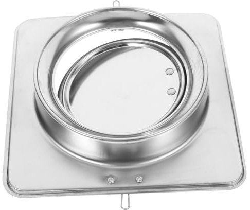 Hemobllo Silent Check Valve for Kitchen Exhaust Backflow Valve Automatic Closure Durable Smoke Exhaust for Air Compressors and Cooking Fumes