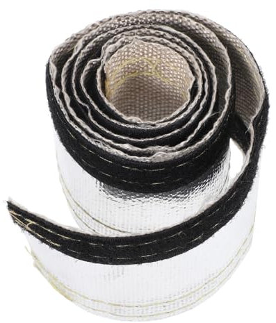SEWACC Manchon Isolation Thermique pour Câbles de Voiture Protection des Fils de Frein et Fil Échappement Réducteur de Chaleur Facile à Couper pour Chauds et Surchauffés