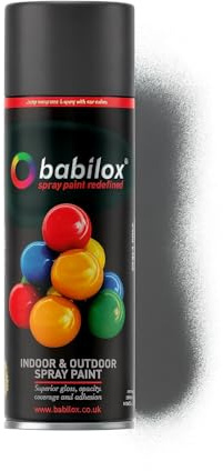 Babilox Matt Anthracite Grey RAL 7016 Spray Paint – Professional Commercial-Grade, Durable, Fast-Drying, Weather-Resistant, Single Pack (400ml)