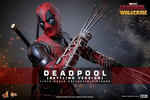 Hot Toys Marvel Comics Deadpool & Wolverine Deadpool (Battling Version) 1/6 Scale 30,5 cm Sammelfigur