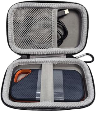 Portable Storage Box for San-Disk Extreme Pro/Extreme Hard Travel Carrying Case External SSD 500GB 1TB 2TB Protective Cover Organizer Bag