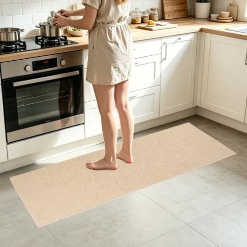 küchenteppich kitchen mat waschbar küche teppich rutschfest küchenläufer | 43x150CM Küchenteppich Waschbar rutschfest Abriebfest teppich küche Saugfähig Leicht zu reinigender Küche Waschraum Flur