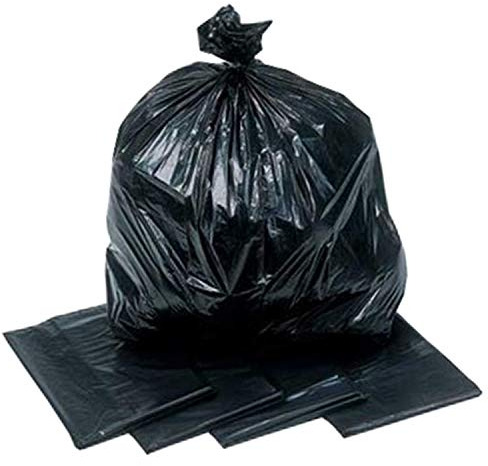 Extra Heavy Duty 200 Gauge Black Bin Bags Sacks x 200