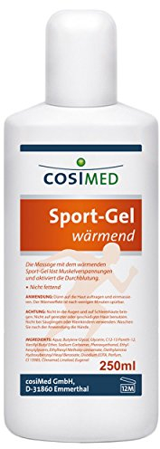 cosiMed Sport-Gel wärmend, Wärmegel, Aufwärmgel, Wärmecreme, 250 ml