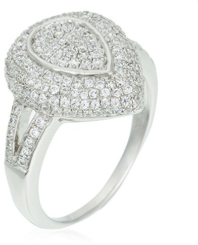 Orphelia Damen-Ring 925 Silber rhodiniert Zirkonia weiß Rundschliff