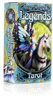 Fournier Anne Stokes Legends Tarot Cards 12cm Blue
