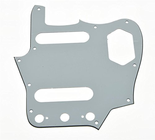 KAISH JAG Schlagbrett für Jaguar-Gitarre, amerikanischer Vintage-Stil, 3-lagig, Weiß