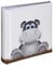 Hama Album photo Nora (pour 200 photos au format 10 x 15 cm, album traditionnel enfant de 22,5 x 22 cm, 100 pages blanches, hippopotame, élégant) Gris/Marron/Blanc