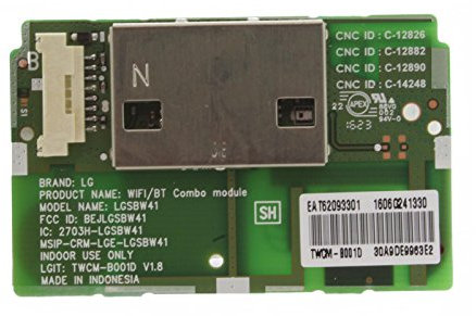 121AV Wifi Bluetooth Module for LG 60UF850V 60 ULTRA HD 4K TV