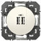 Double chargeur USB Type-A DOOXIE 2,4A finition blanc