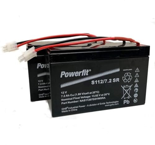 Powerfit 2 x Waverunner Bait Boat Batteries 12 Volt 7AH Pair