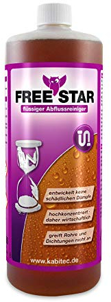 KABITEC FREE STAR 1000 ml - hochkonzentrierter Abflussreiniger, flüssig