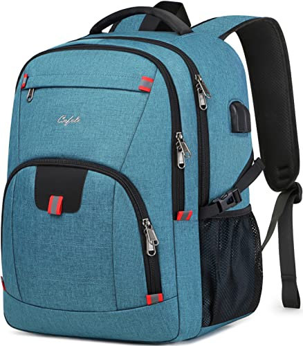 CAFELE Backpack for Men and Women,School Backpack for Teens,17.3 inch Laptop Backpack for Business College Travel,Lake Blue