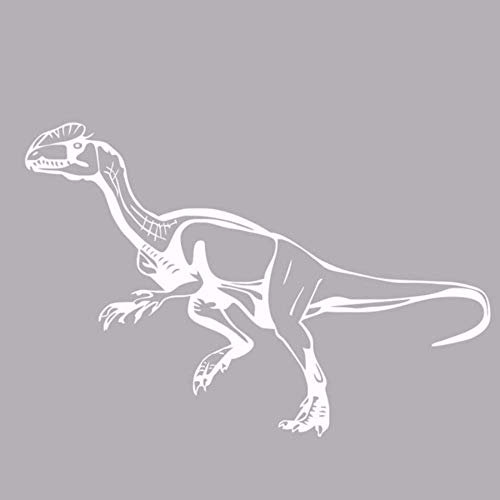 Schwarz Gedruckt Velociraptor Wandtattoo Abnehmbare Selbstklebende Wohnkultur Wandaufkleber Dinosaurier 86 * 59 Cm