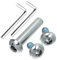 M8x35mm/1.38 Axles Screws for 2-3-4-Wheel Kid Scoote Replacement Micro Mini Foldable Kick Scooter Kids Scooters Axles Repair