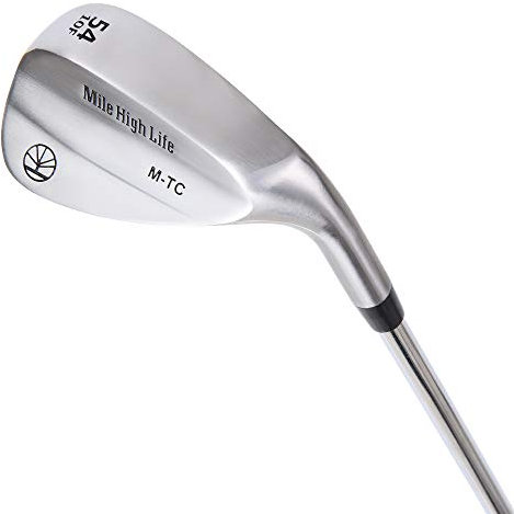 Mile High Life | Geschmiedete Golf-Sandkeil-Sets | Golf Gap Wedge Sets für Anfänger | Lob Wedge Golfschläger für Herren und Damen (Silver-54 Degrees)