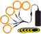 EL-Draht, Noise Reduction Neonlichter Draht 5 in 1 Meter, Elektrolumineszenzdraht für Halloween, Weihnachtsfest, DIY Dekoration…… (Gelb)