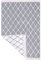 Fashion4Home Teppich Läufer - Tepiche für Wohnzimmer, Schlafzimmer, Küche, Kinderzimmer, Badezimmer - Boho Kelim - Läufer Flur, Stripe-Hellgrau-Weiß, Größe: 140x200 cm