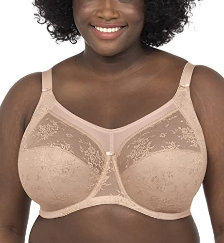 Goddess Women's Full Coverage Bra, Fawn, 46H US