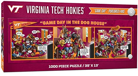 YouTheFan NCAA Virginia Tech Hokies Game Day in The Dog House 1000 Teile Puzzle