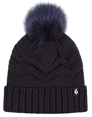 HEAT HOLDERS SOCKSHOP Ladies Cotswolds Turnover Pom Pom Hat Pack of 1