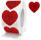 Red Heart Stickers Aufkleber Herz Rot Selbstklebende Herzform Etiketten Rolle 38mm klein Farbkodierung Heart Sticker liebe für Hochzeiten Scrapbooking Geschenke dekoration 500 Stück