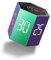 Ticktime Pomodoro Timer, Produktivität Würfel Timer, Pause & Resümee, Leise, Vibration & Alarm, für Arbeit, ADHS, Büro, Aufgabe, Besprechung, Lern, 3/5/10/15/25/30min & Custom Countdown- Lila