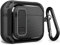 GMUDA AirPod 3 Case Cover mit Schloss, Kompatibel mit AirPods 3rd Generation(2021), Carbon Fiber, Full Drop Protection für AirPods 3, Schwarz