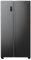 Gorenje NRR 9185 DABXL Side by Side Kühl-Gefrierkombination, EEK D, Convert Active, No Frost Plus, Multi Flow Kühlung, Fast Freeze, LED Display, Inverter Kompressor, schwarz