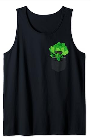 Cooler Spinat in der Tasche, schauender Spinat mit Sonnenbrille Tank Top