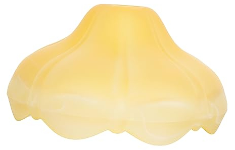 DOITOOL Lampenschirm Aus Glas Deckenlampenschirm Lichtschale Aus Glas Lichtabdeckungen Aus Glas Trommel Lampenschirm Kronleuchterschirm Aus Glas Wohnkultur Nachttisch E27 Schutzhülle