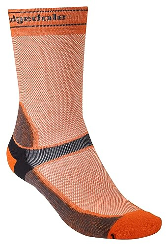 Bridgedale Herren 710357/333/L SOCKEN, orange/grau, L