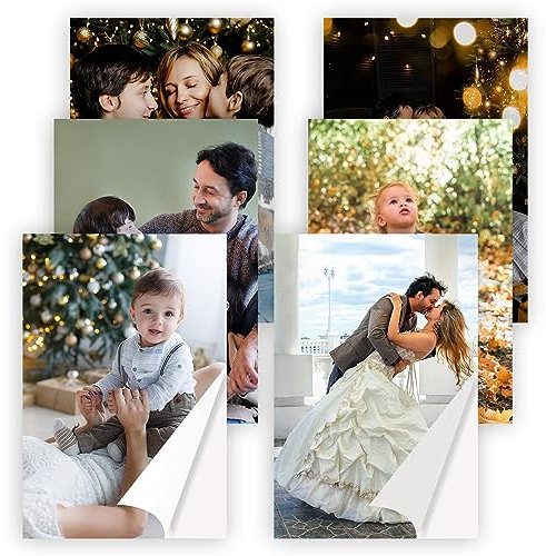 Naispanda Poster selbst gestalten Personalisierte Poster drucken Fotoposter mit eigenem Bild Poster erstellen Fotogeschenk Foto als Poster individuelles Gemälde(30 x 45cm, 6Stück)