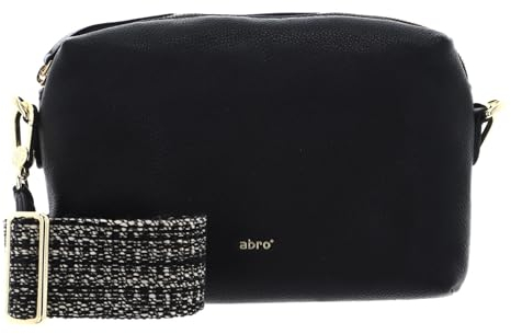ABRO Unisex Kaia Tasche, Schwarz/Gold