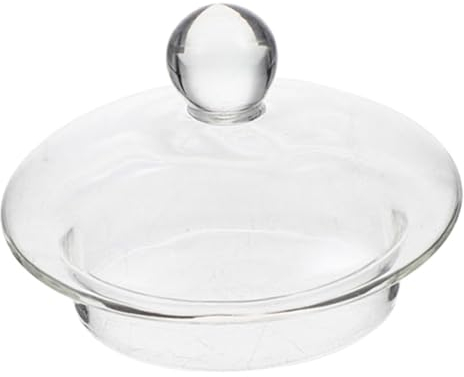 PRETYZOOM Teekannendeckel - Glasdeckel für Teekessel - Transparent - Modisch - Rund - Dishwasher Safe - Microwave Safe