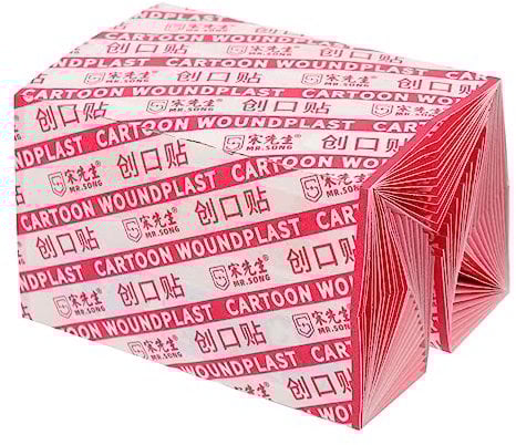 Mobestech 1 Box Cartoon Stickers Bandages Bulk Breathable Bandages Kid Cartoon Bandages Adhesive Flexible Bandages Milk Medical Glue Baby Patch Tape