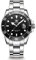 OLEVS Silber Herrenuhren Edelstahl Mode Analog Kleid Herren Uhren Schwarz Zifferblatt Modern Quarz Groß Herren Armbanduhr mit Datumsanzeige Leuchtend Wasserdicht Uhren für Männer Metallarmband